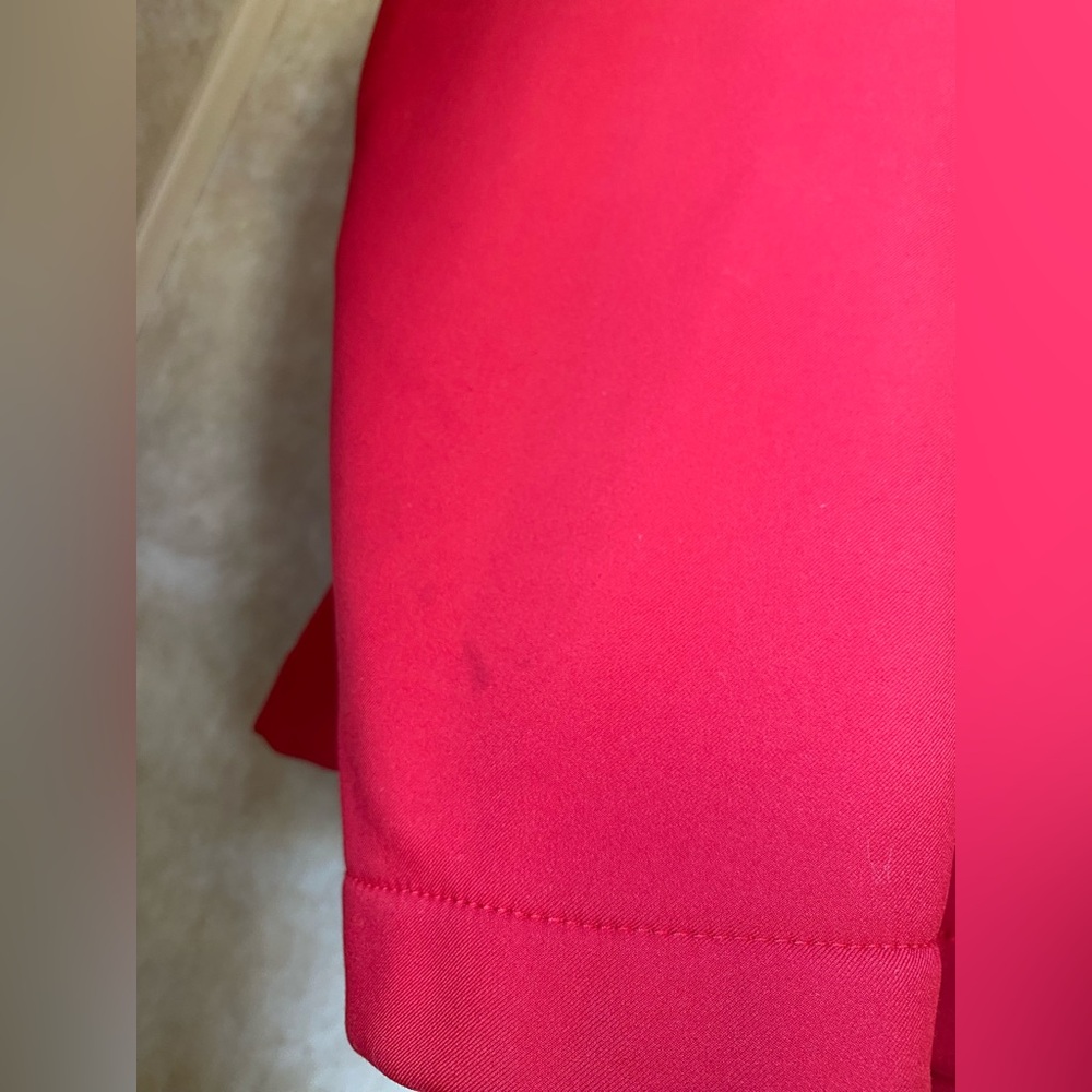 Columbia Red Fleece Lined Zip Front Casual Jacket Women’s Large - Picture 9 of 9